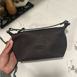 Coach Chocolate Leather Mini Bag